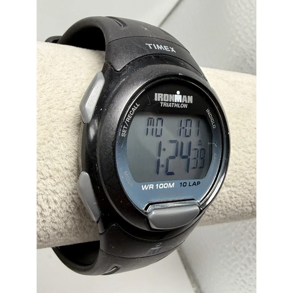 Timex 854 New Battery 2013 Mens Ironman Triathlon 40MM 8.5